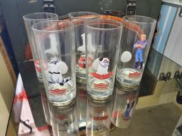 5 bicchieri da collezione Coca Cola (Pocahontas II)