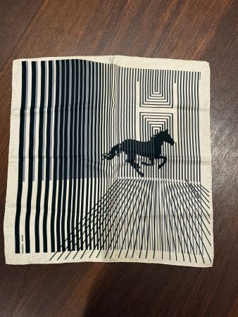 Original Hermès Paris Seidentuch / Gavroche 42 x 42 cm