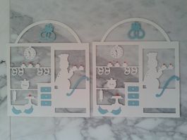 2 schöne Bilder Schablonen Conditorei