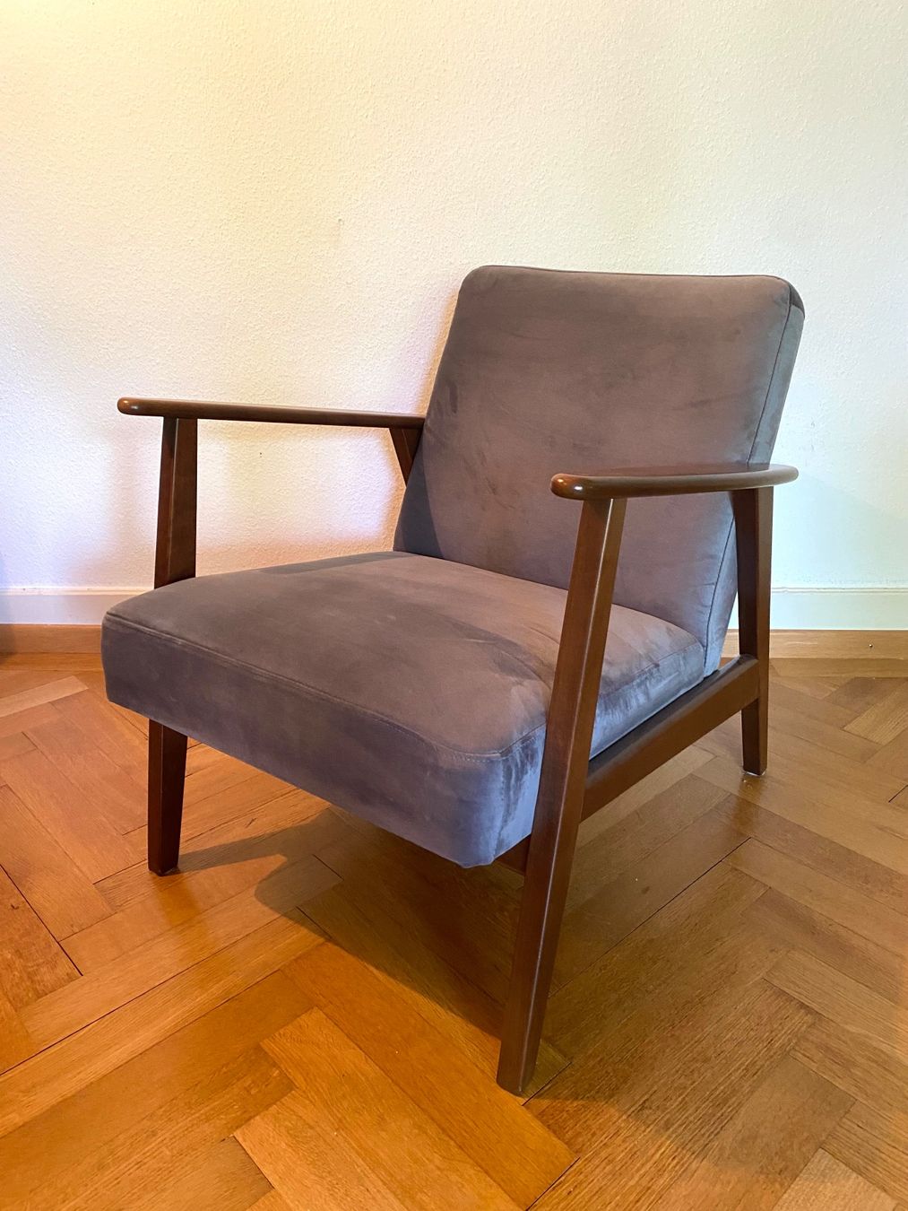 Poltrone: Design Sessel Chair Samt – Usato da Olten venduto da sportwelt 5