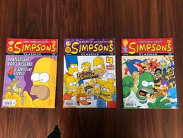 Simpsons Comics Classics Ausgaben 1 - 3