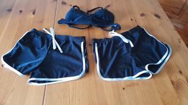 Badesachen 2x Hosen, 1x Oberteil, gr. XS