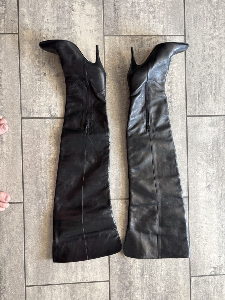 Walder Scarpe da donna: Overknee-Stiefel echt Leder Marke WALDER – Usato da Unterengstringen venduto da hab_dyp5