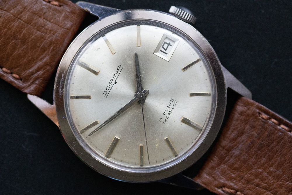 AS/ST 1803 Swiss Jorina Date Herrenuhr Sammleruhr 9N