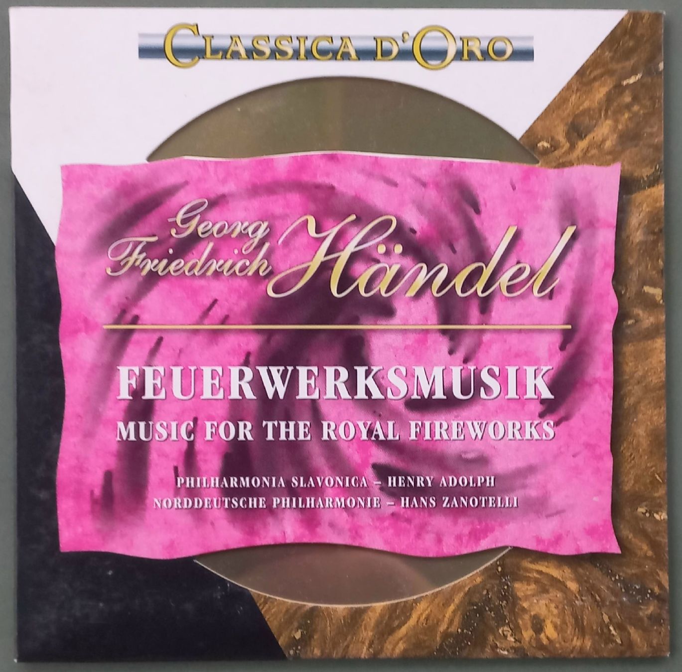 CD: CD - Georg Friedrich Händel - Feuerwerksmusik – Usato da Niederuzwil venduto da lubimaja