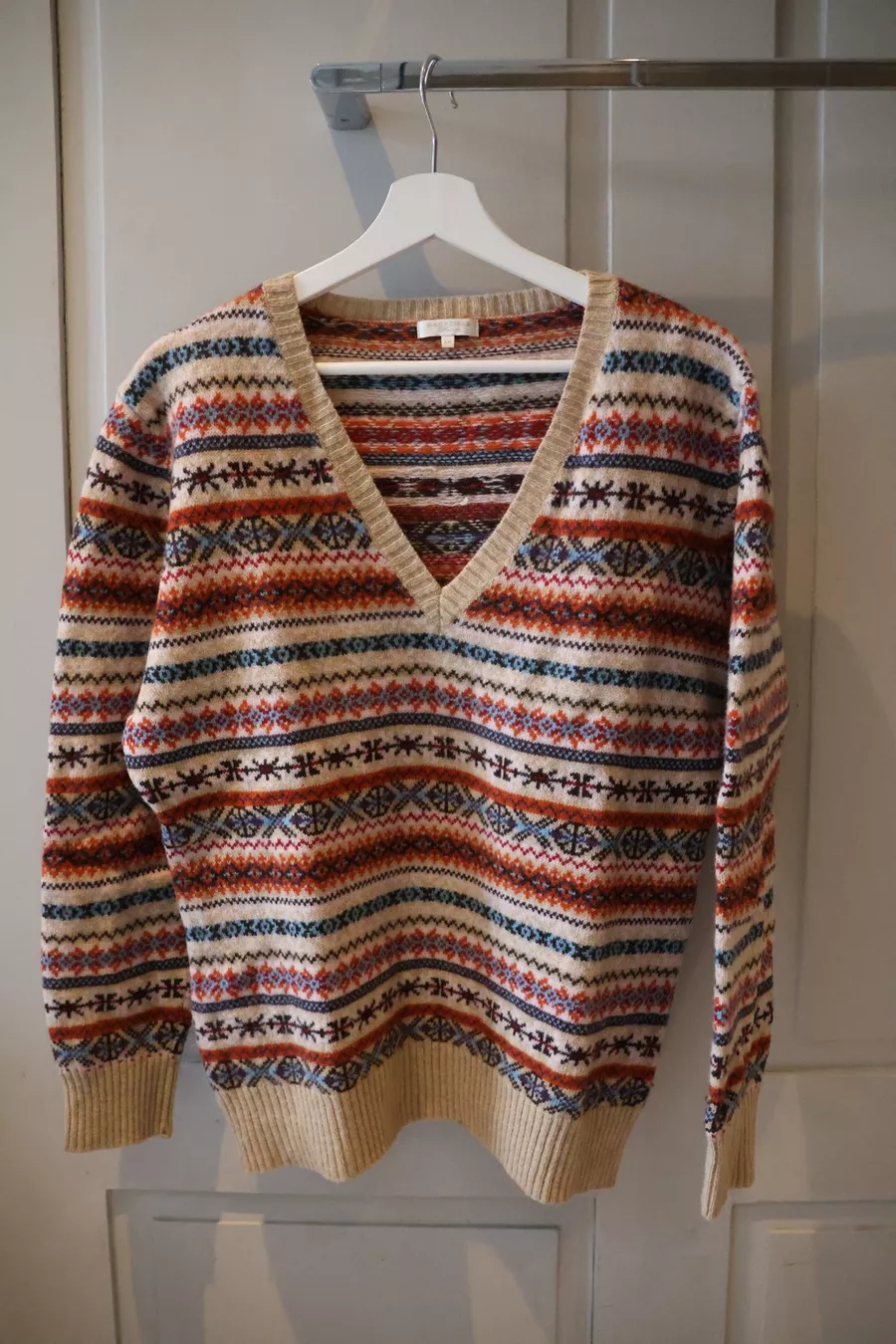 Pulls & Sweat-shirts: Gemusterter Wollpullover – D'occasion à Winterthur par jul_v9wx