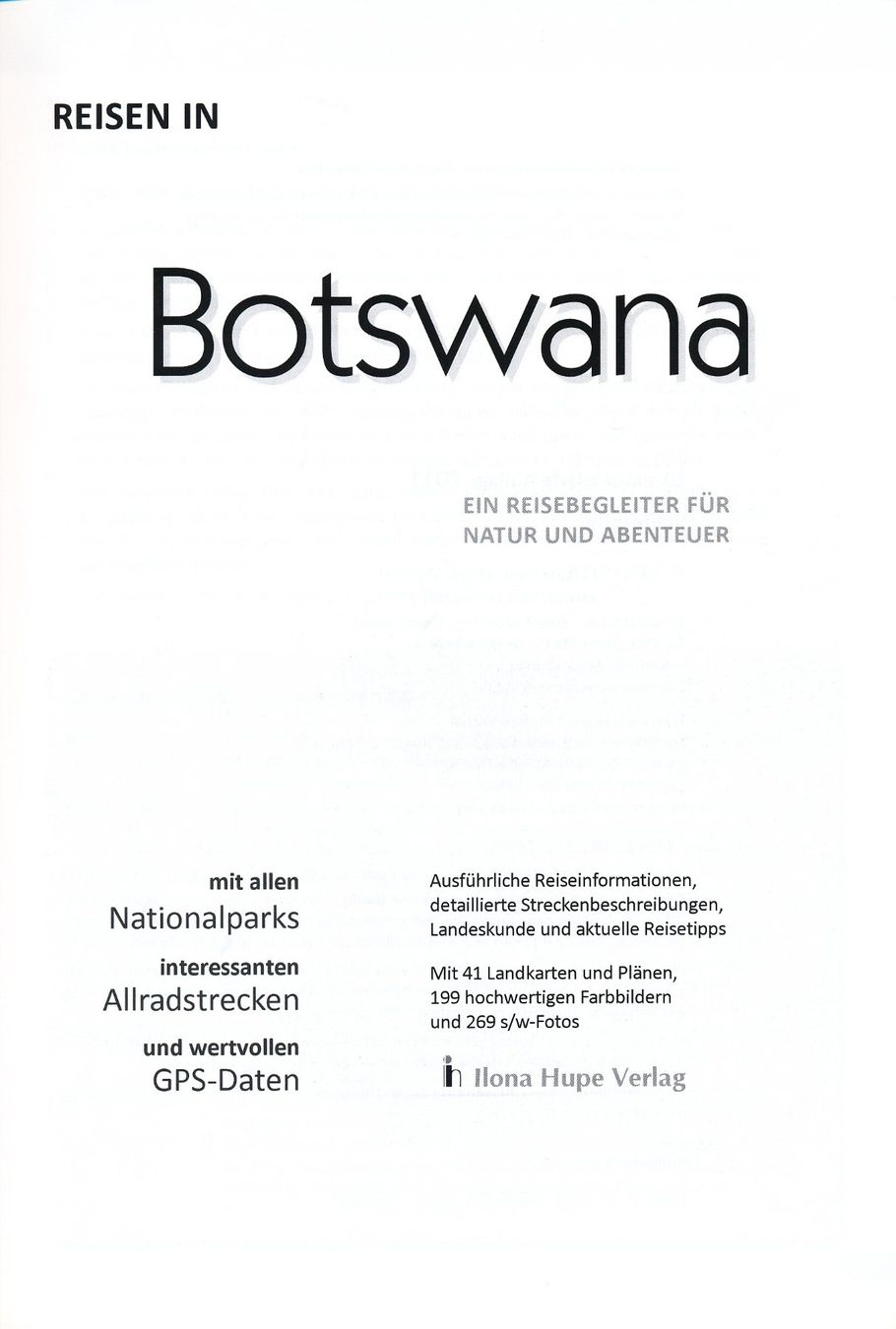 Bücher: Ilona Hupe - Botswana – Gebraucht aus Lungern von AndreasKammer 3