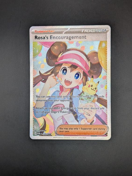Pokémon Rosa's Encouragement 123/088 SIR EN NM (Neu (gemäss ...