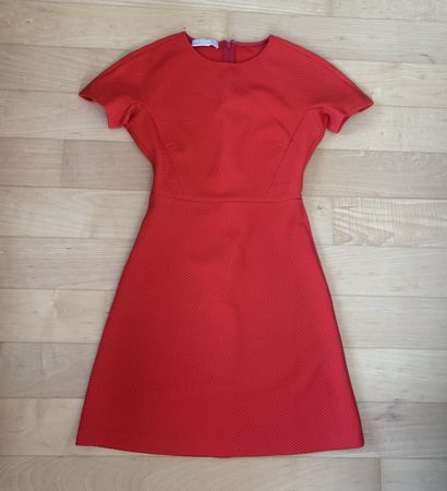 Stefanel Red Dress - Chic Italian Design, Size S/36