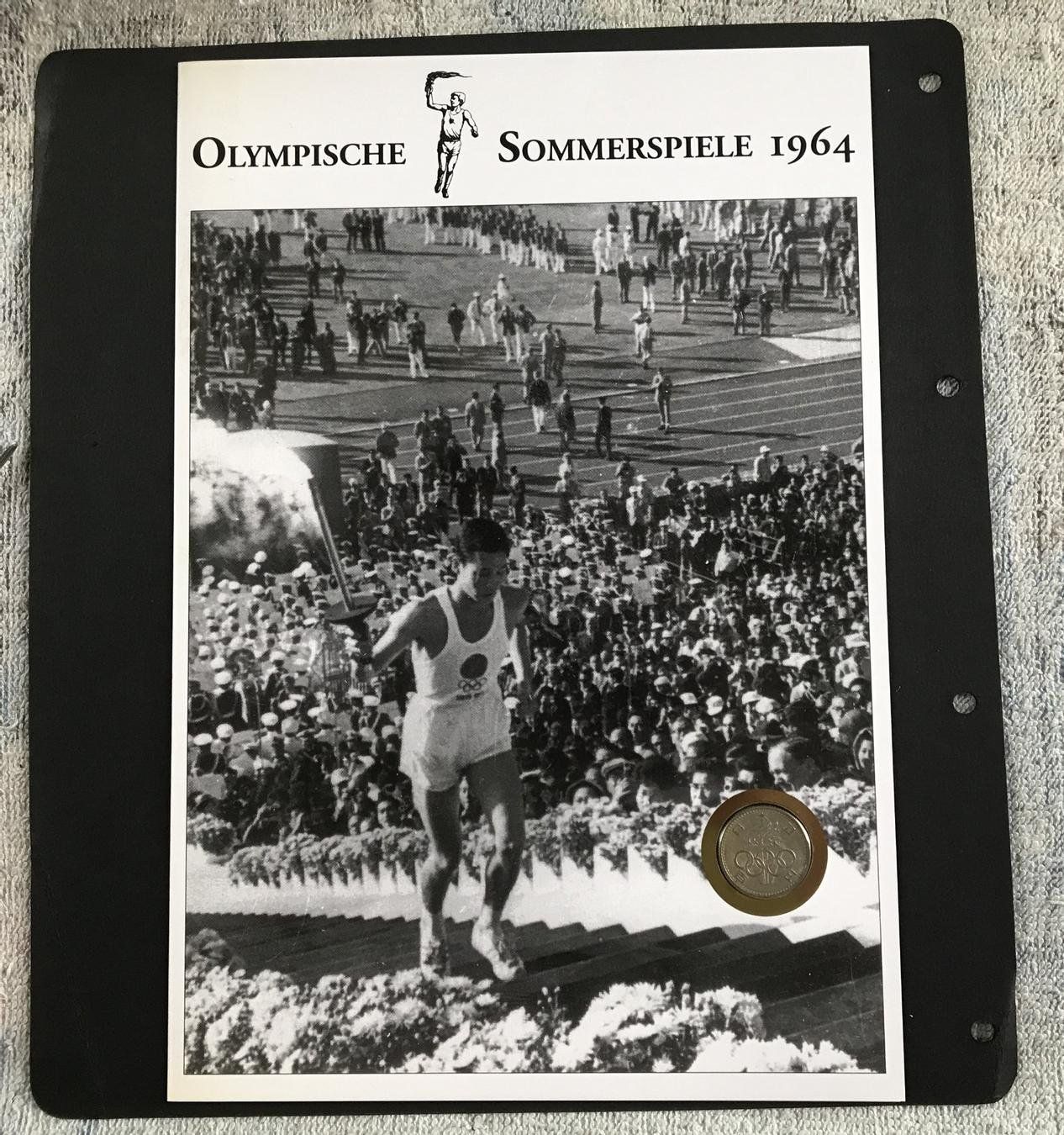 Alle Münzen: OLYMPISCHE SOMMERSPIELE Numisblatt 1964 – Gebraucht aus Arch von seil819