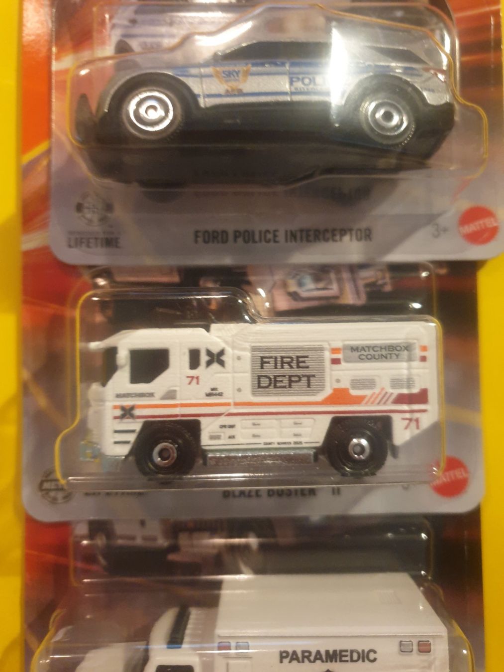 Matchbox Modellini d'auto: Matchbox Blaulichtset 1 – Nuovo e nell'imballaggio originale da Oftringen venduto da Rotor 2