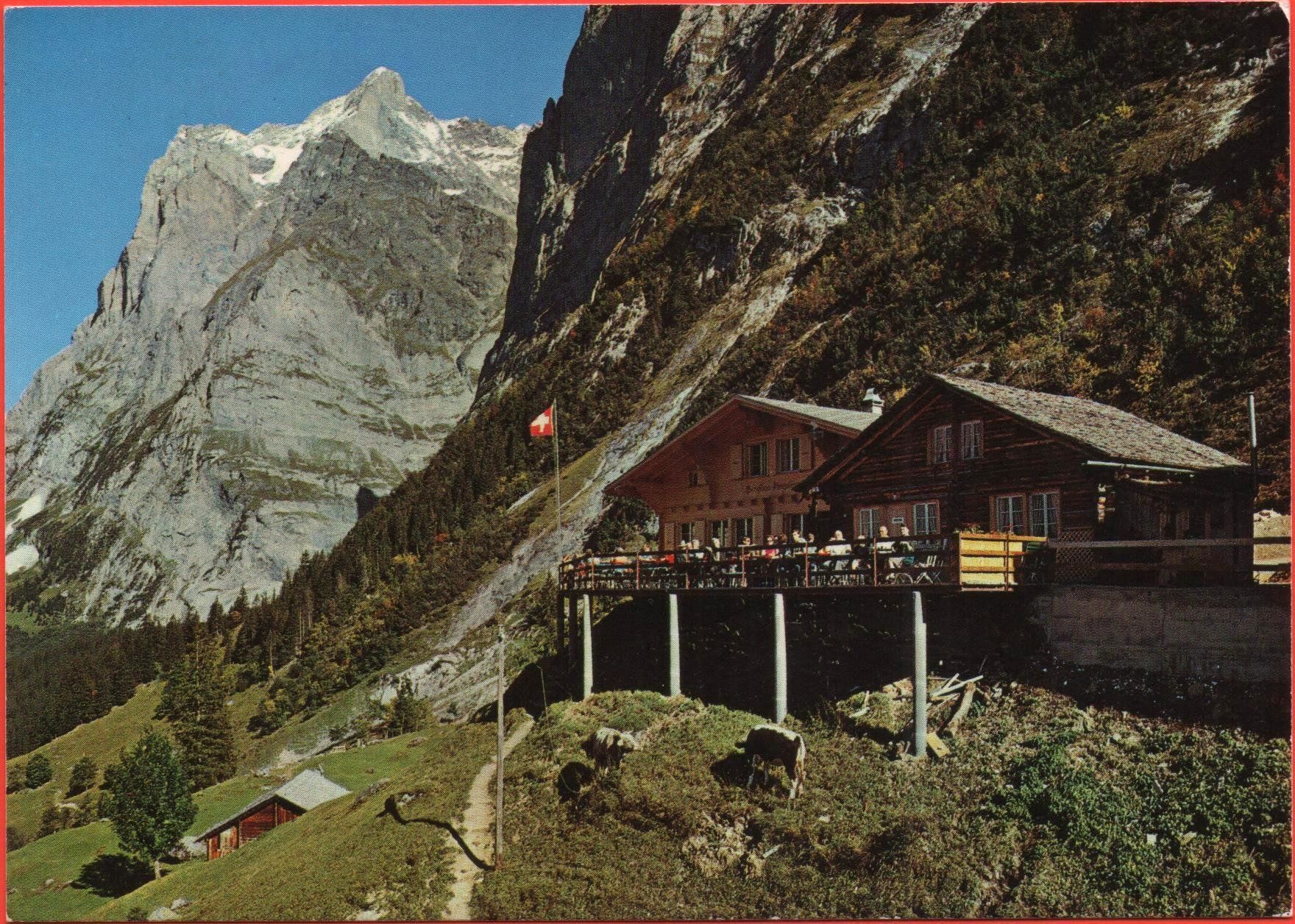 Cartes postales: GRINDELWALD Bergrestaurant Pfingstegg – D'occasion à Jona par philajona