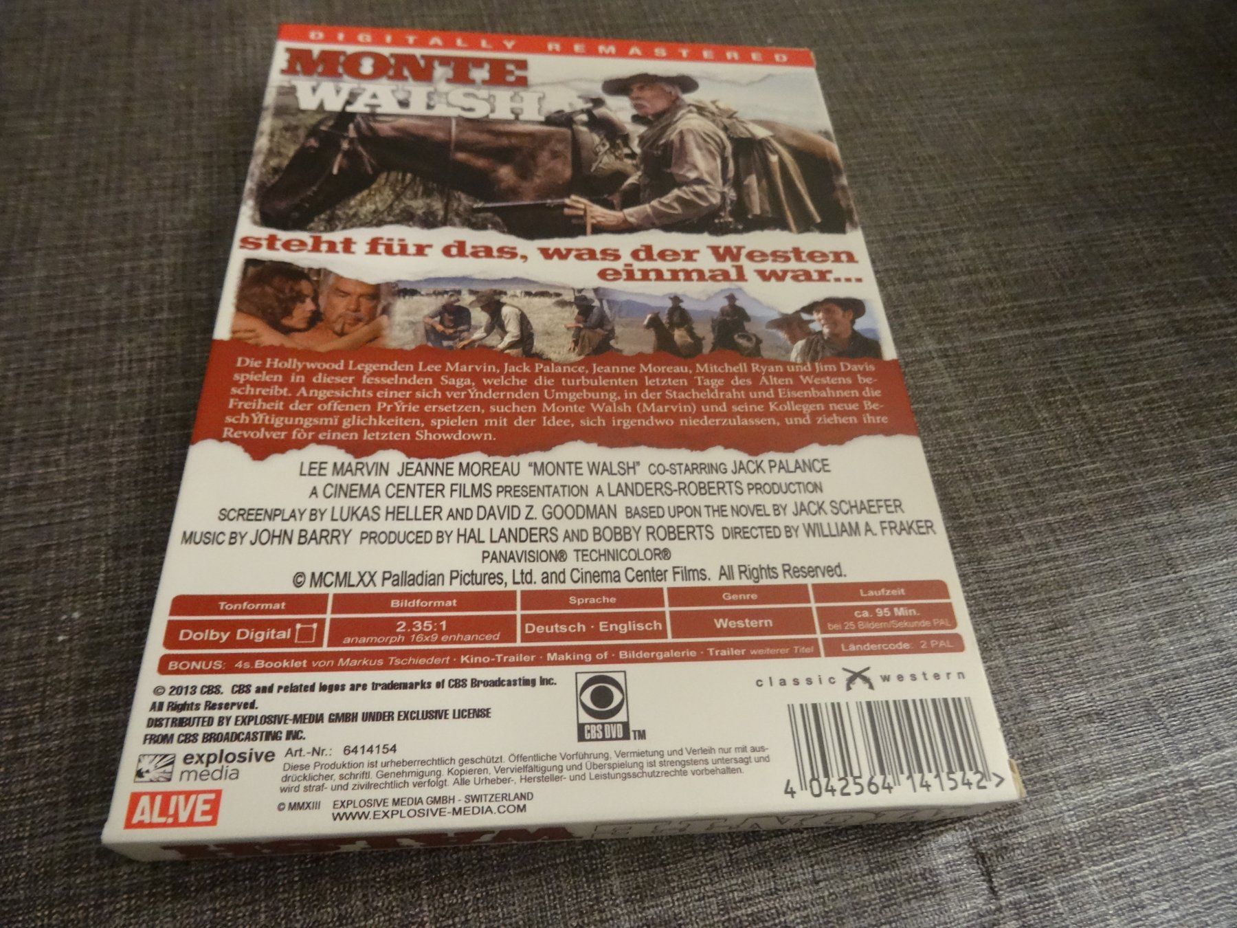 Tutti i DVDs: DVD Monte Walsh Western Digitally Remastered – Usato da Olten venduto da Disc-Verkauf 1
