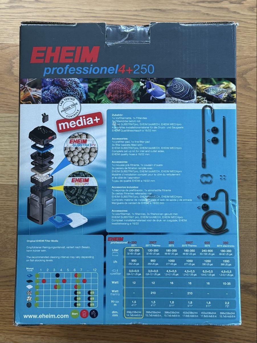 Eheim Filtres: EHEIM professionel 4+ 250 Aussenfilter  – Neuf avec emballage d'origine à Thun par Tasiba05 6
