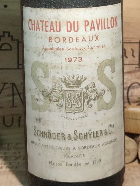 Vino: 1973 Chateau du Pavillon Bordeaux – Nuovo (secondo la descrizione) da Büsserach venduto da Vintage-vins