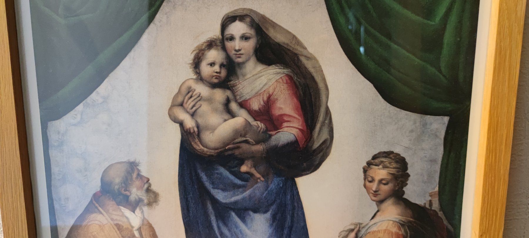 Foto & Immagini: Kunstdruck "Sixtinische Madonna" mit Rahmen – Usato da St. Gallen venduto da Sebastian_Gibas 2