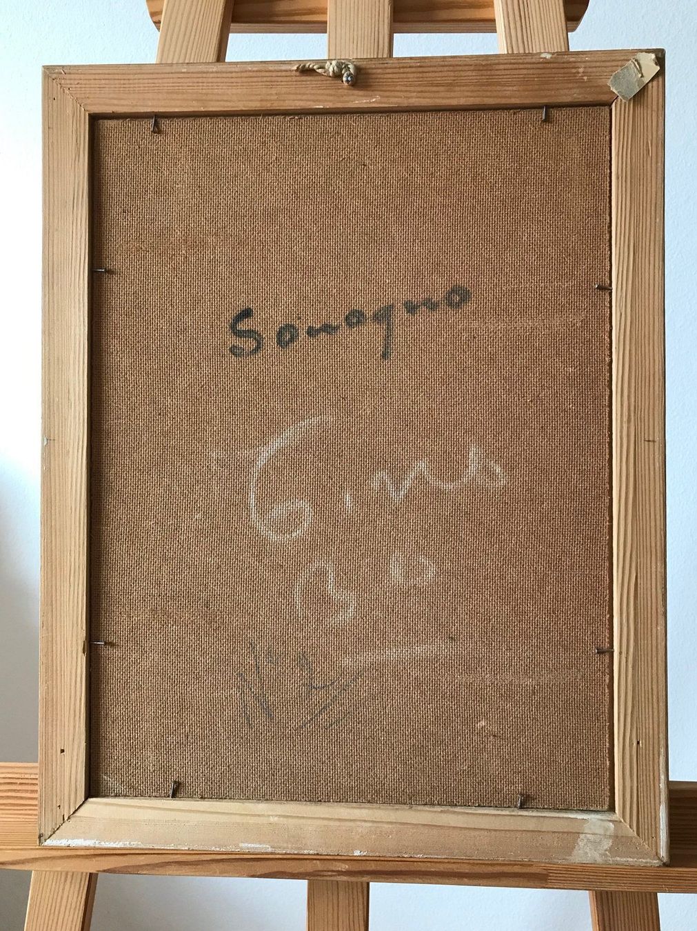 Dipinti: Oelgemälde "Sonogno" TI – Usato da Birmenstorf venduto da Holzbeige 3