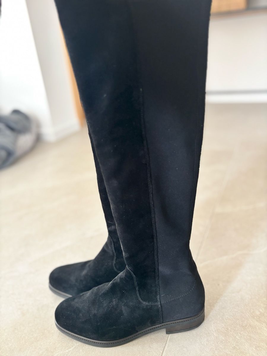 Dune London Scarpe da donna: Bottes noires en daim - excellente qualité – Usato da Gland venduto da isa__sml 2