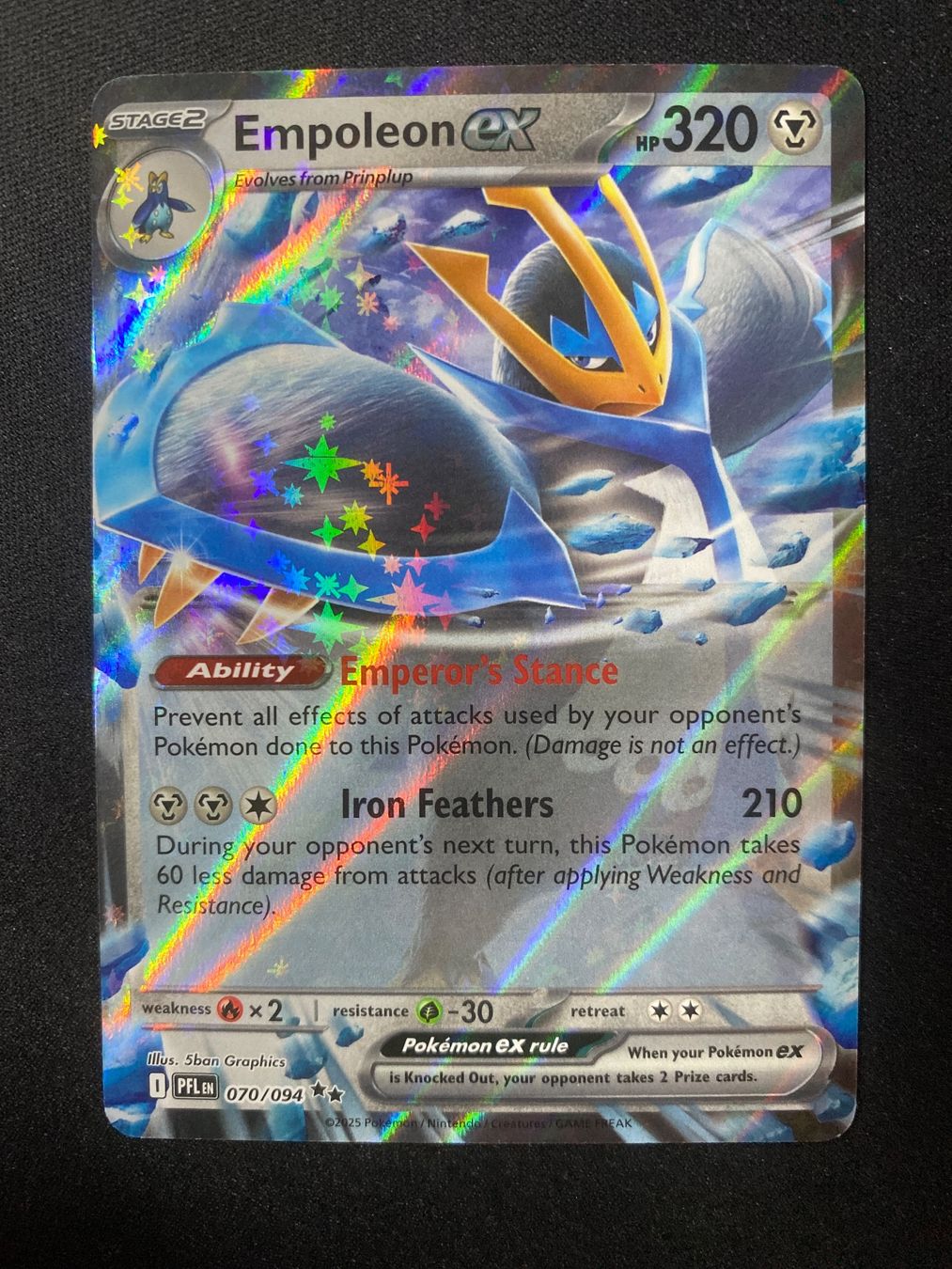 Pokémon Carte collezionabili: Empoleon ex 70 - Impoleon ex - Phantasmal Flames - EN ab 1 – Nuovo (secondo la descrizione) da Hausen AG venduto da Shrade