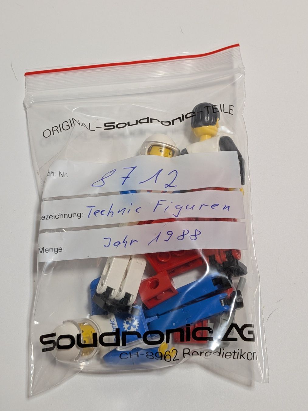 Lego Giocattoli: Lego 8712 Technic Figures – Usato da Künten venduto da Dfog