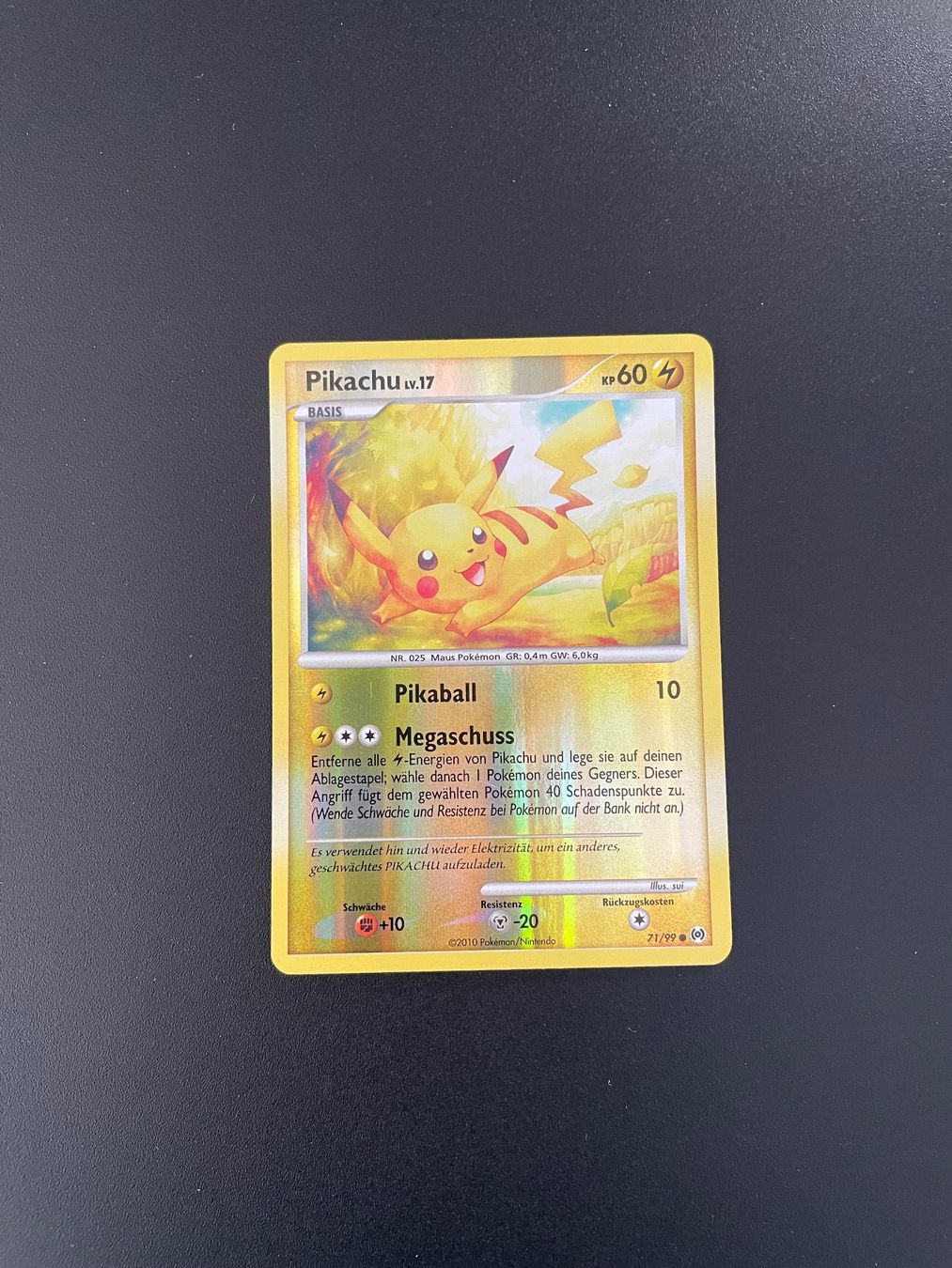 Pokémon Carte collezionabili: Pokémon Arceus Pikachu Reverse Holo 71/99 – Usato da Zürich venduto da kev_c5cb