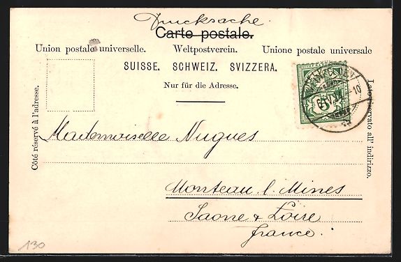 Cartoline postali: Basel, Strassenpartie am Hotel Continent – Usato da Berlin venduto da bartko-reher 1