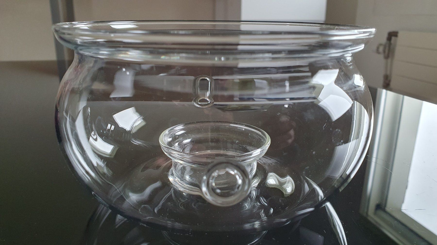 Portacandele: Teelicht Schale / Teewärmer - JENAER Glas – Usato da Giswil venduto da online-Brockenhaus 2