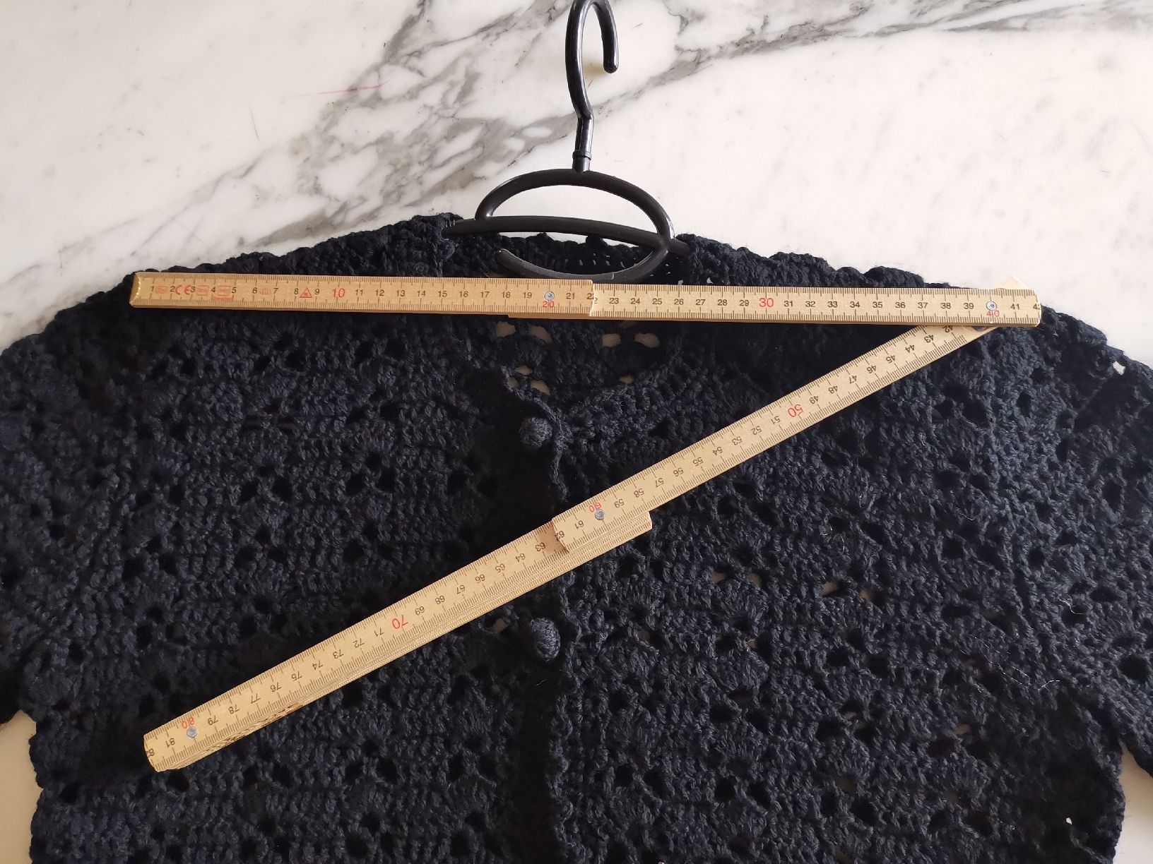 Giacche: Gehäkelte Jacke, handmade  – Usato da Uerikon venduto da pink_flamingo 5