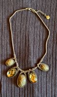Modeschmuck Halskette ca 40 Jahre alt Weiss New York