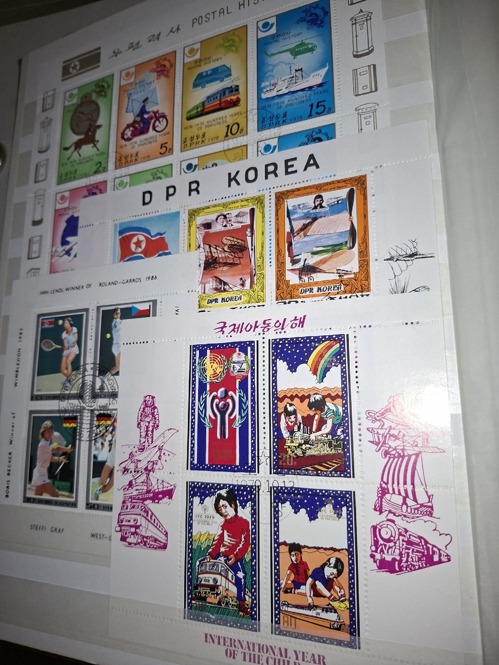 Alle Briefmarken: 31 Sonderblocks Korea – Gebraucht aus Balgach von SIMEON27 2