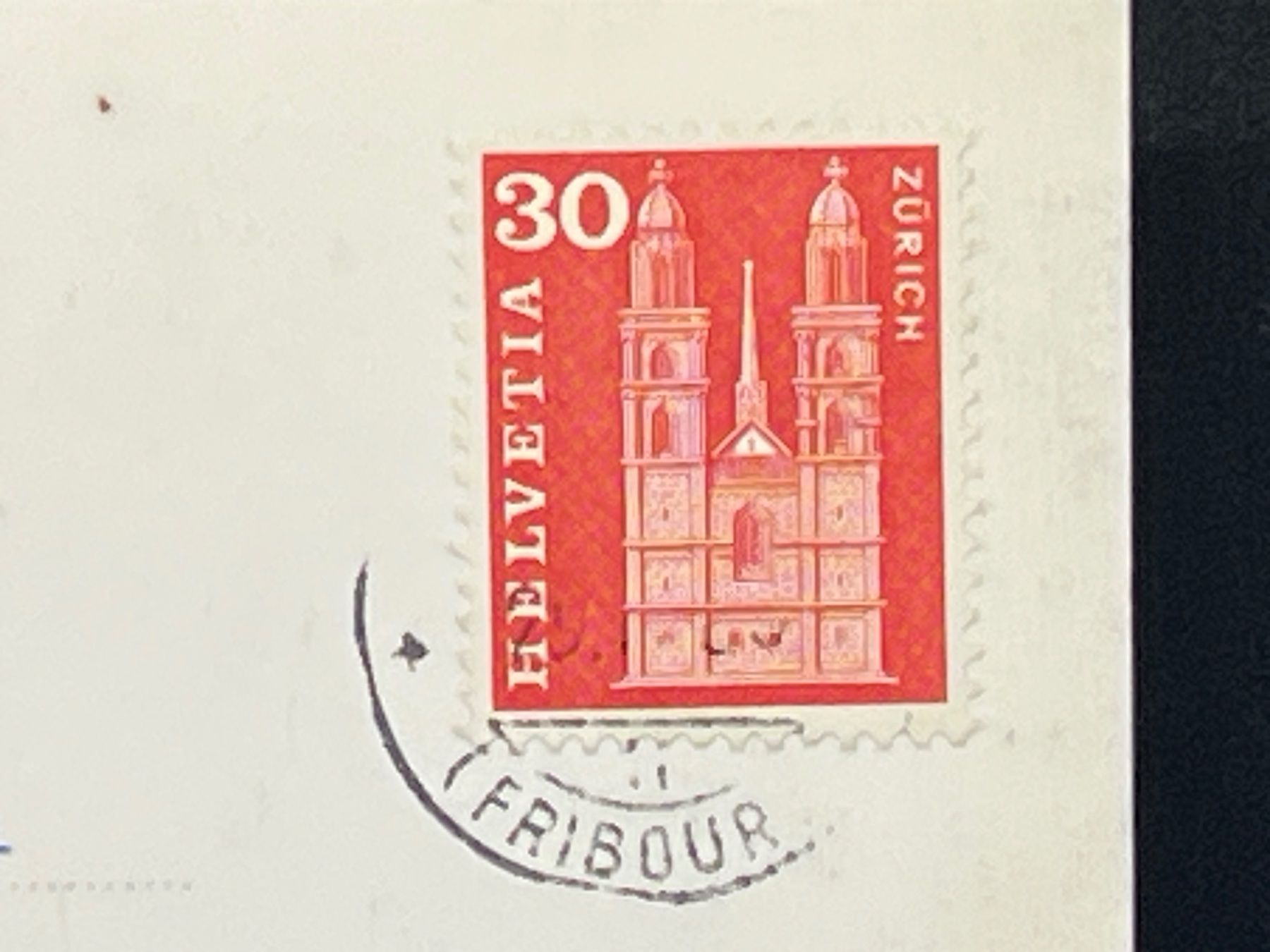 Cartoline postali: Institut St-Nicolas Siviriez, Fbg – Usato da Widnau venduto da Brusi9 1