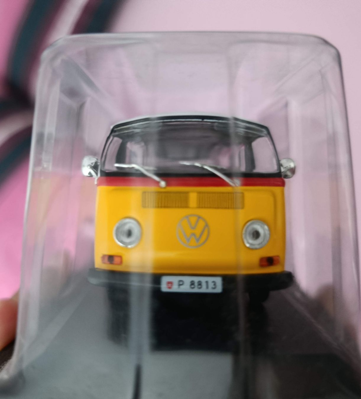 Volkswagen Modellini d'auto: VW Bus Typ 2ab 1:43 Post PTT Postauto Schweiz – Nuovo e nell'imballaggio originale da Untervaz venduto da Pescante 2
