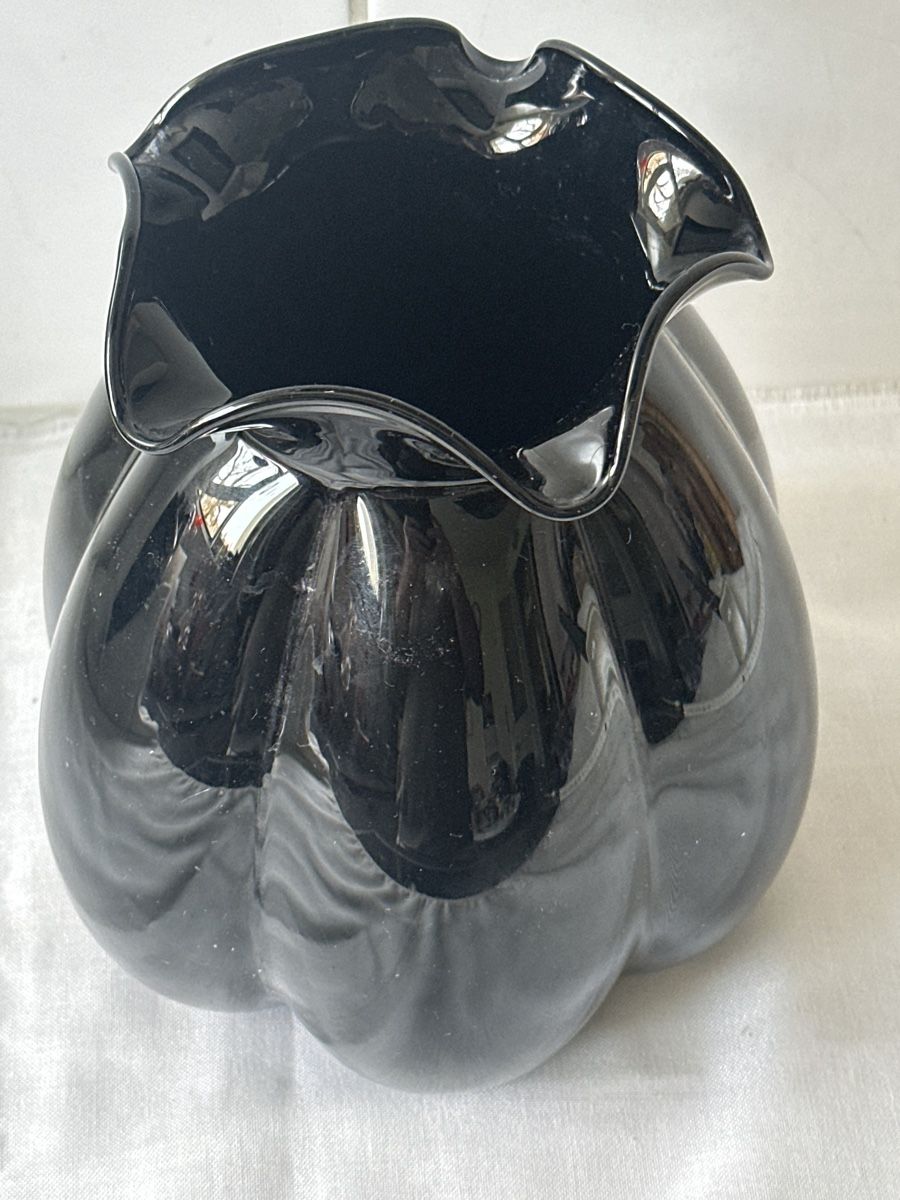 Vasi & Recipienti: Elegante schwarze Glasvase, Retro Design – Usato da Zürich venduto da Chaeffeler 1
