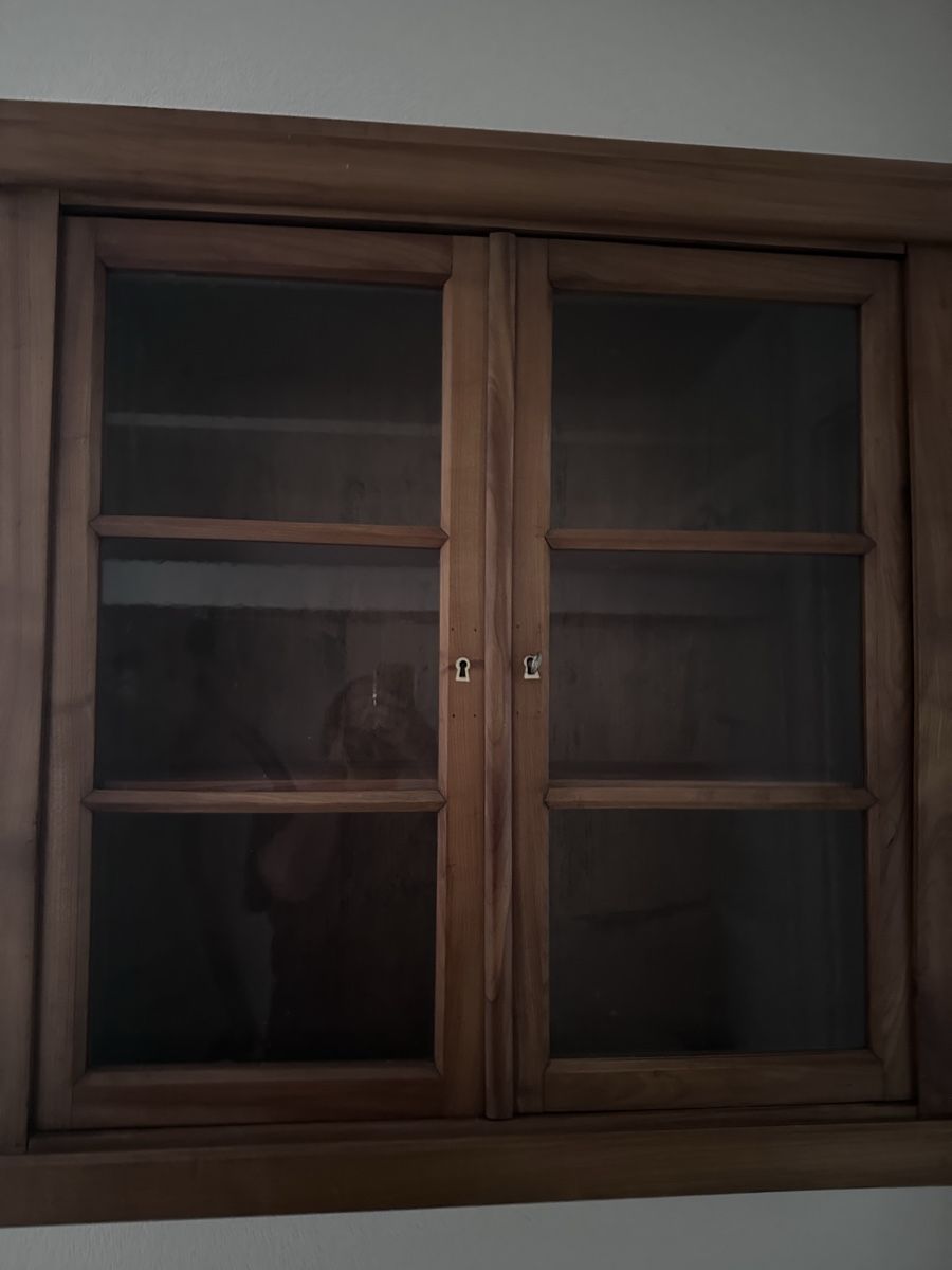 Vetrine: Wandvitrine Holz mit Glastüren  – Nuovo (secondo la descrizione) da Riedholz venduto da lena__4533 1