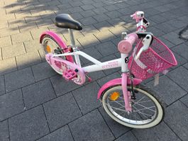 Vélo enfant Btwin DocTo Girl 500 rose 16 pouces bon état