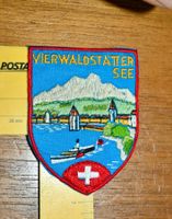 VINTAGE Badge VIERWALDSTÄTTERSEE nos ST. GALLER STICKEREI