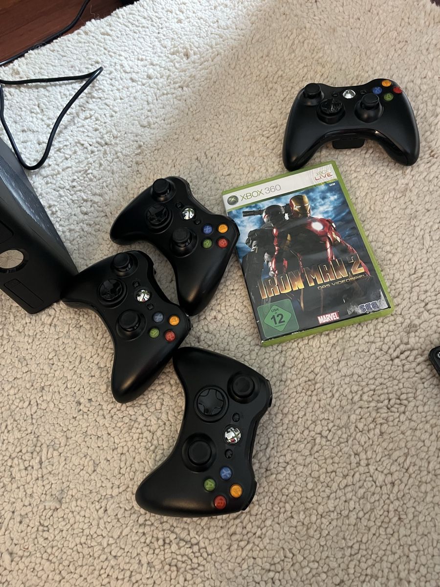 Giochi: Xbox 360 + 4 Controller + Iron Man 2 – Usato da Baden venduto da tob_t8gw 4