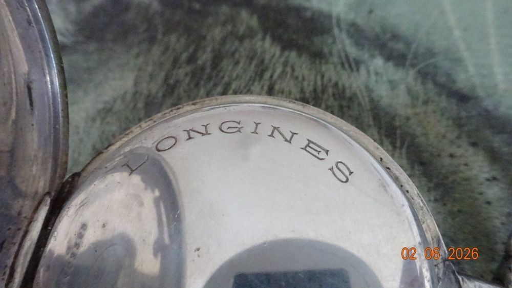 Longines Orologi: Longines Taschenuhr silber – Usato da Bassecourt venduto da maxibog