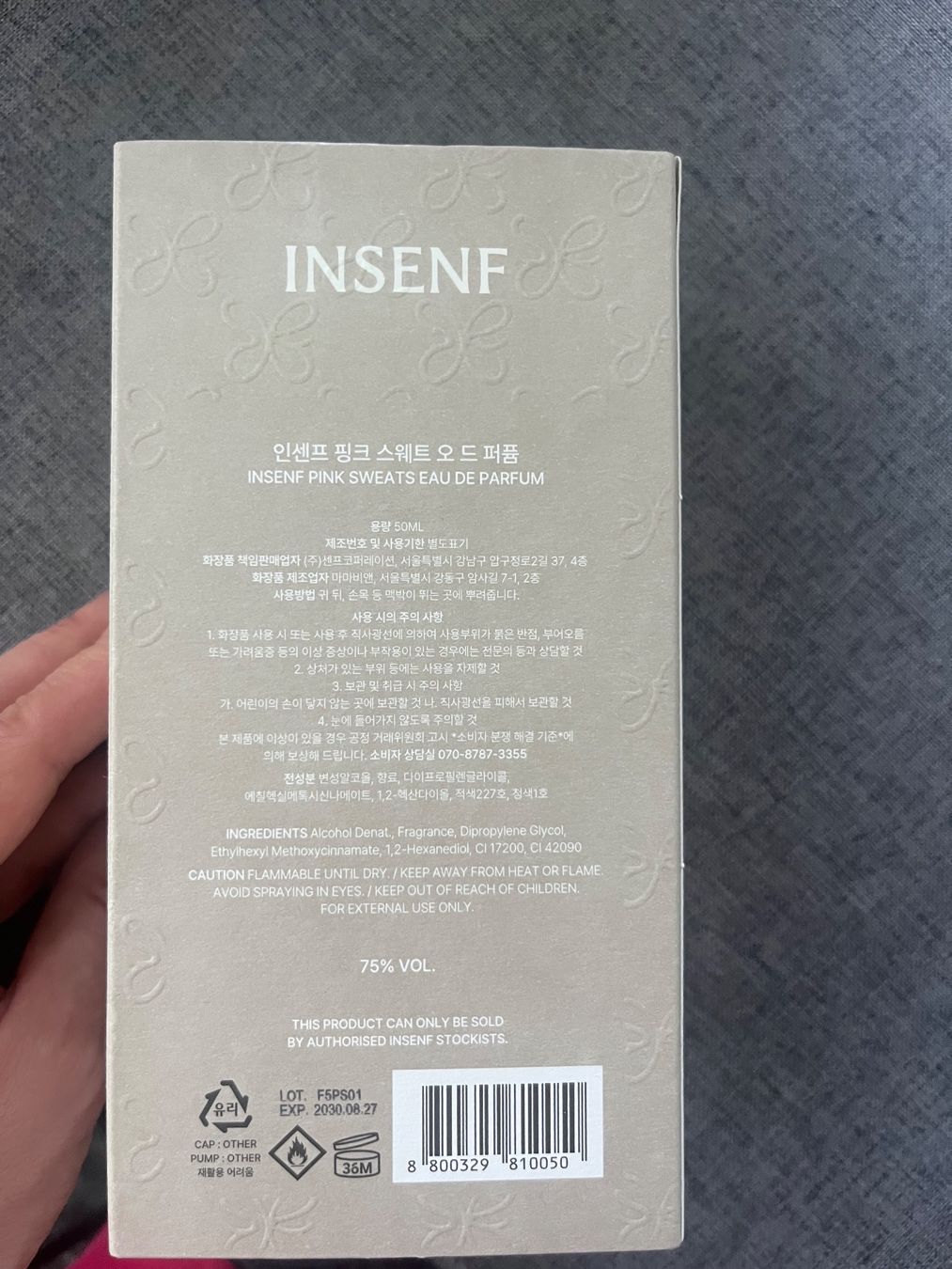 Parfum & Eau de Toilette: Insenf Pink Sweats – Neu und originalverpackt aus Wetzikon ZH von lumbrera22 1
