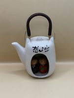 Vintage Japanese Ceramic Teapot Kokeshi Decor