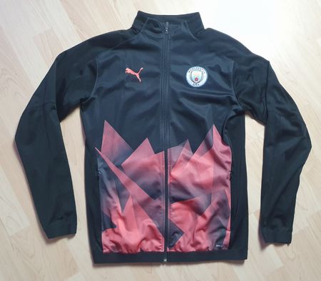 Puma Manchester City Jacke Gr. M schwarz/rot
