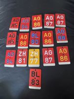 16 Alte Velo-Nummern