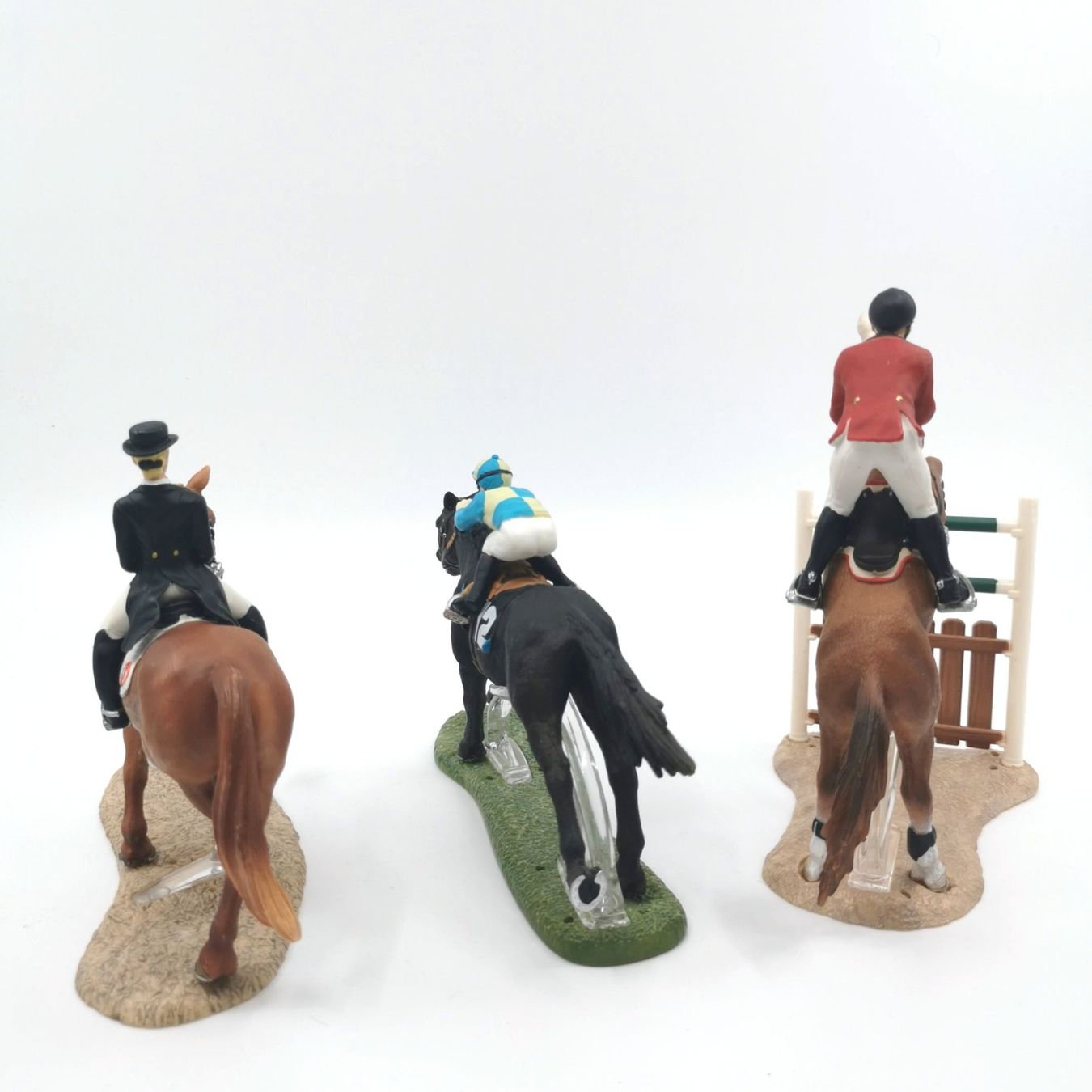 Schleich Statuette: 3 cavaliers avec chevaux Schleich rares – Usato da Lutry venduto da Brocantosaurus 1