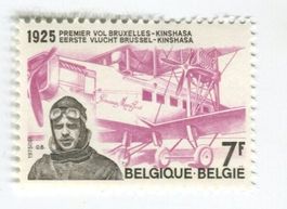 Briefmarke "Flugzeuge". Belgien