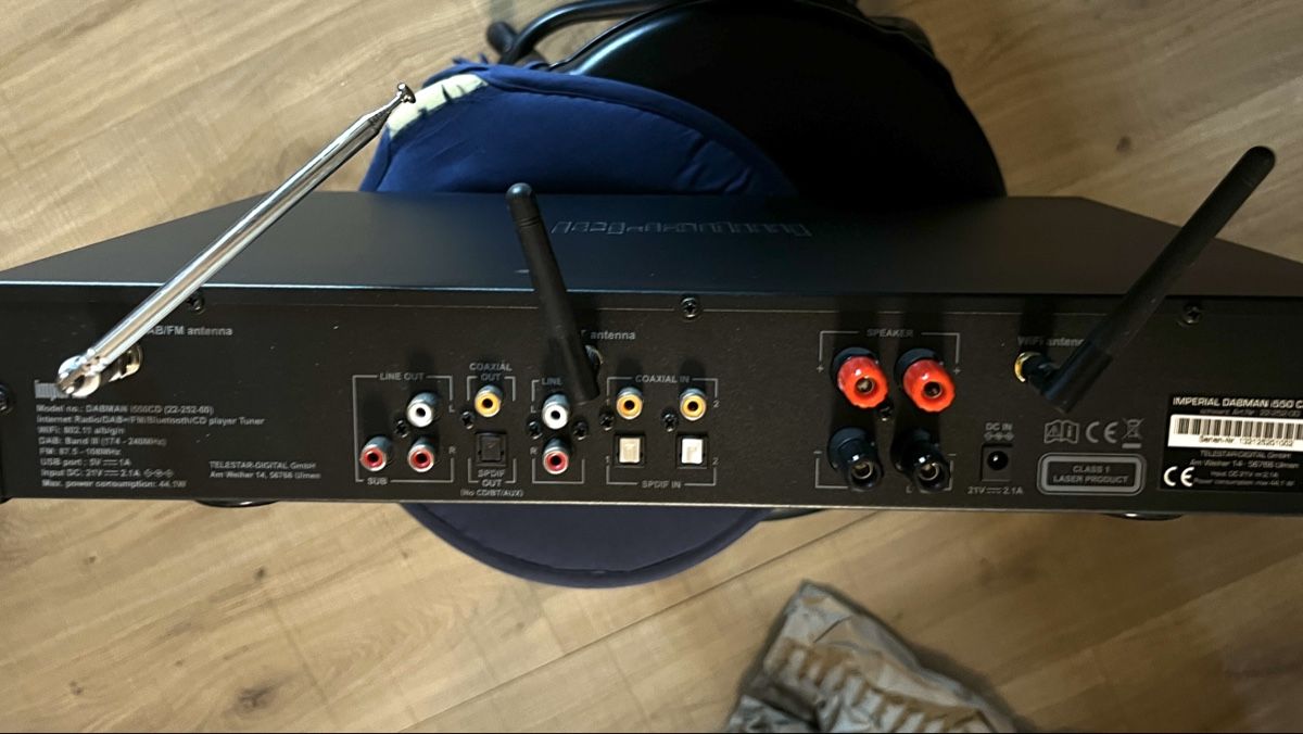 Lettore multimediale & Streamer: Imperial DABMAN 550 CD  radio Bluetooth CD player – Usato da Echandens venduto da wsurfer 3