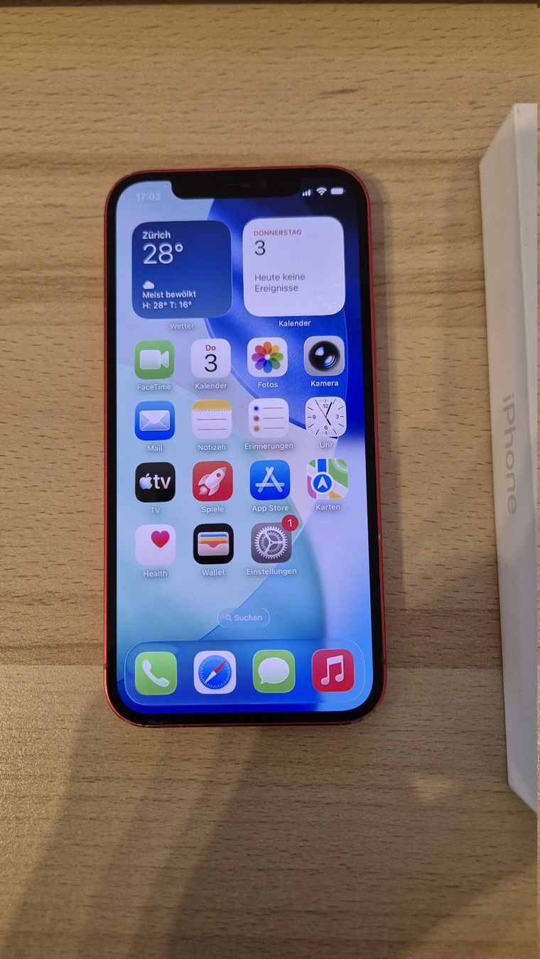 Apple Telefoni cellulari / Smartphones: iPhone 12 64GB Red 3035 – Usato da Münchenbuchsee venduto da MV_Solutions 1