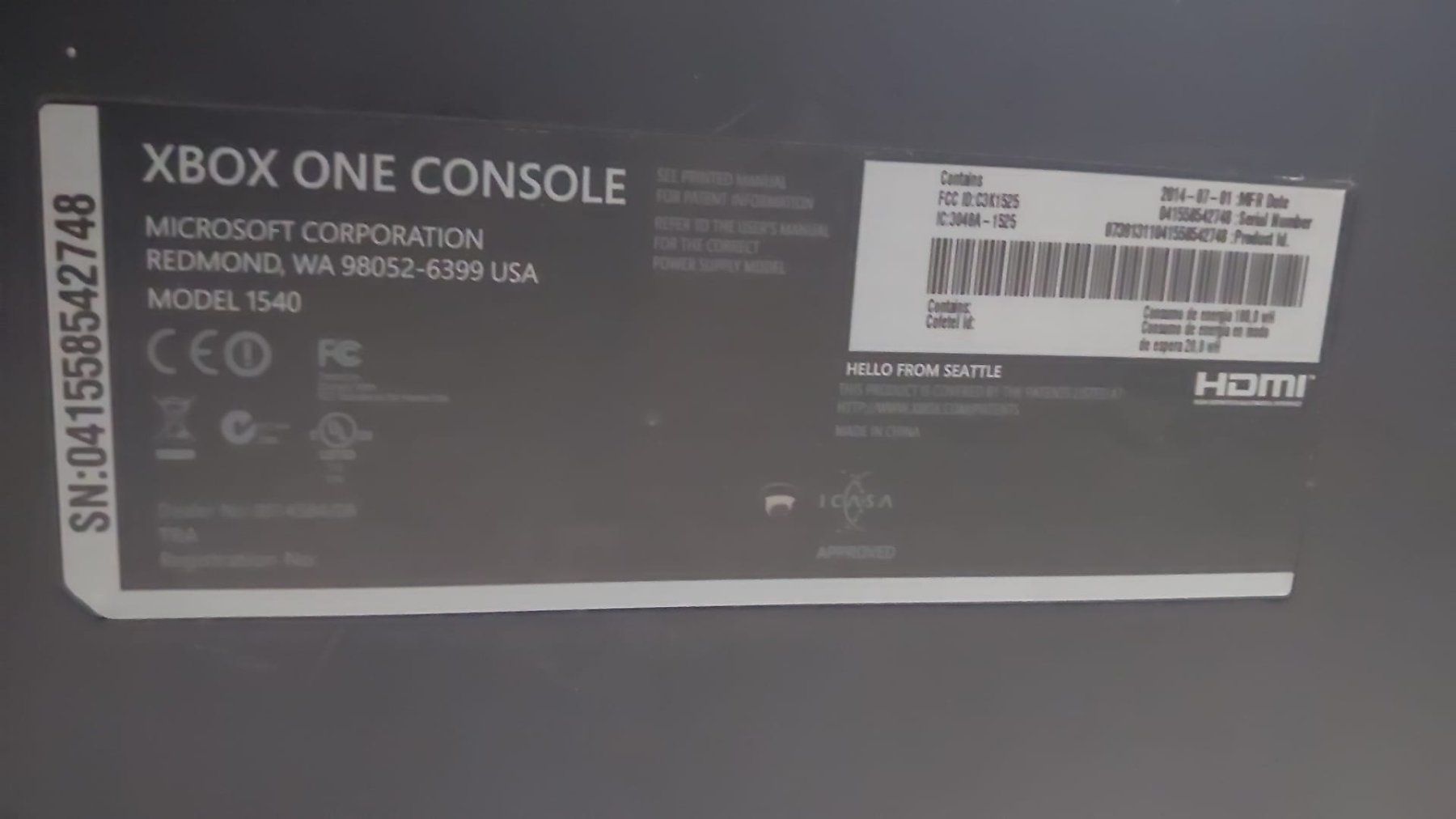 Microsoft Konsolen: Xbox One – Gebraucht aus Henggart von Jan073 2