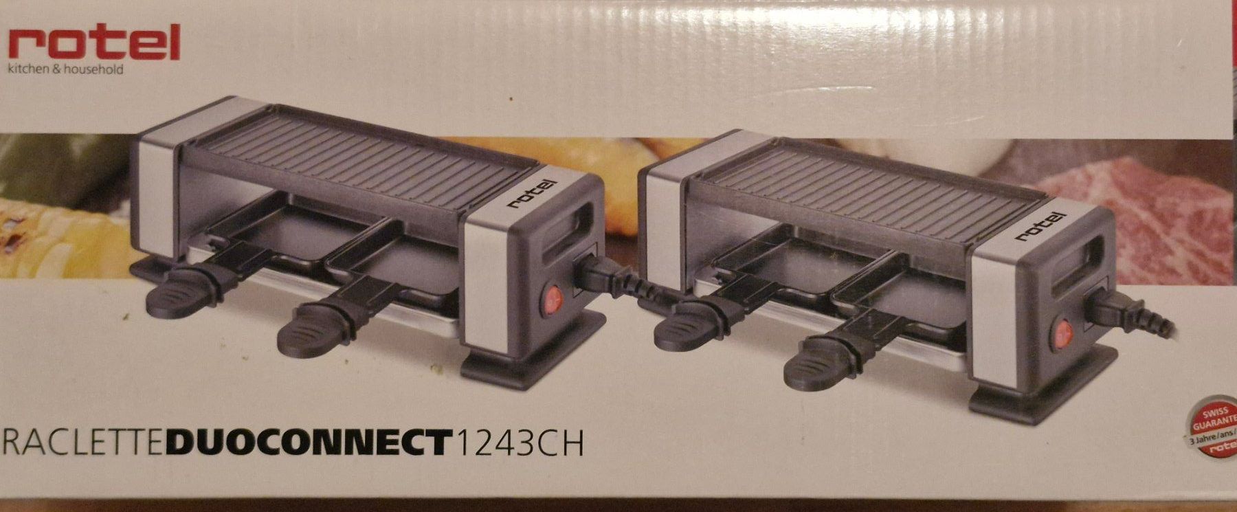 Griglie: Rotel Tischgrill Duo Connect 2x2 schwarz – Nuovo (secondo la descrizione) da Nürensdorf venduto da Kasimir11