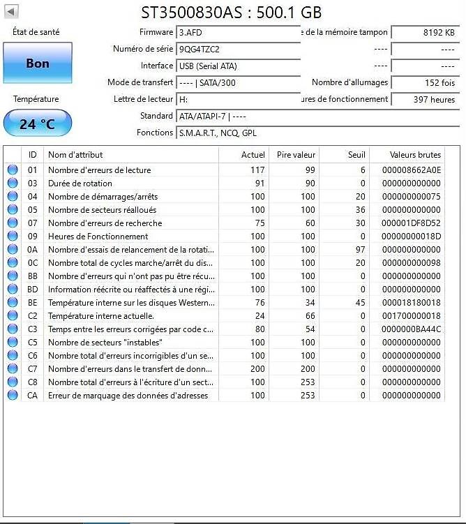 Dischi rigidi: Disque dur Seagate Barracuda 500GB – Usato da Cossonay-Ville venduto da BRick73 1