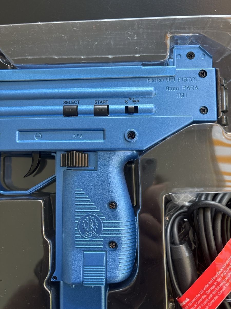 Controller: Game Uzi Light Shooter PS2 Controller blau Lightgun – Nuovo e nell'imballaggio originale da Volketswil venduto da 1970rog 4